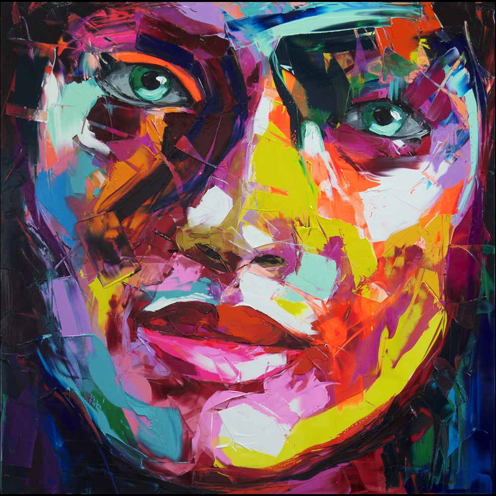 Francoise Nielly Portrait Palette Painting Expression Face152